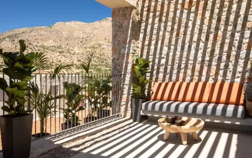 Domes of Elounda - Core Open Plan Suite Balcony Domes of Elounda - Core Open Plan Suite Balcony